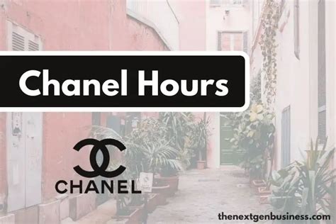 chanel hours today|Chanel counter near me.